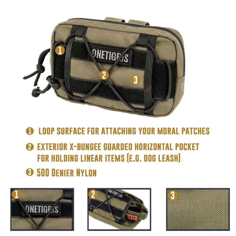 Detail of Hooala Canine EDC Dog Pouch