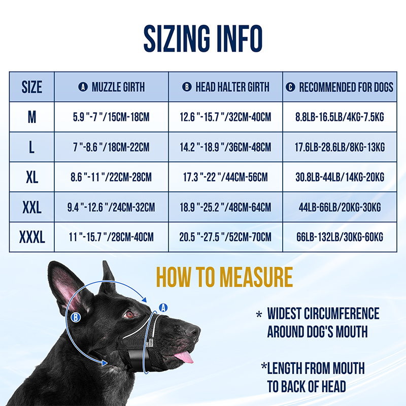 Size of Soft Canine Muzzle 02